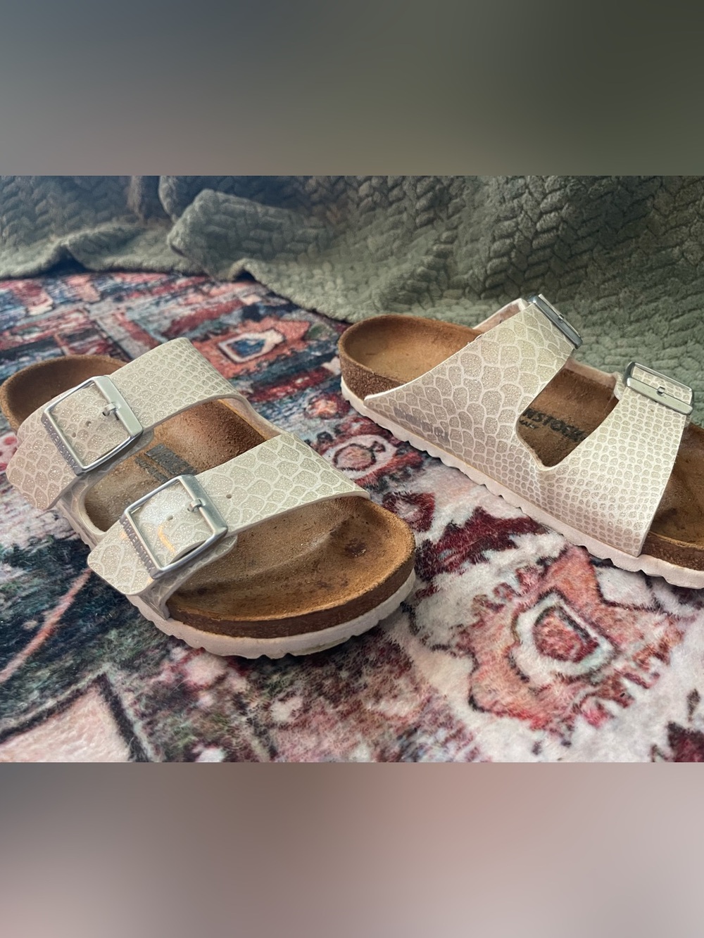 Birkenstock Arizona Magic Snake Sandals
